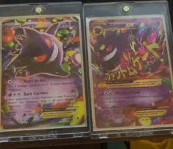Pokemon TCG Phantom Forces Gengar EX 34/119 + M Gengar EX 121/119 - Image 1