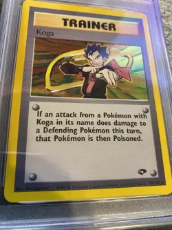Koga 1st Edition Holo 19/132 Gym Challenge Vintage Pokemon - PSA 9 MINT - Image 3