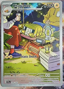 Pokemon TCG - S&V Temporal Forces - 169/162 - Charjabug - Illustration Rare NM - Image 1