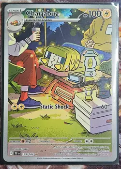 Pokemon TCG - S&V Temporal Forces - 169/162 - Charjabug - Illustration Rare NM - Image 3