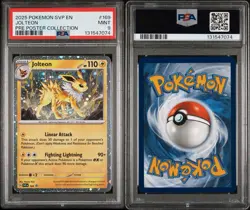 Pokemon Prismatic Evolutions Jolteon #169 Poster Collection Promo - PSA 9 - Image 3