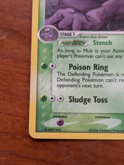 Pokemon TCG Muk 11/92 [Reverse Holo, Stamped] Pokemon Legend Maker - Image 5