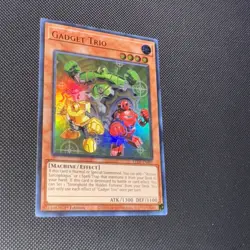 Yu-Gi-Oh! TCG Gadget Trio LEDE-EN004 Ultra Rare 1st Edition NM - Image 1
