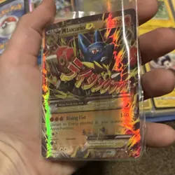 The Pokemon Company M Lucario EX Ultra Rare Full Art Holo 55/111 220 HP English - Image 4