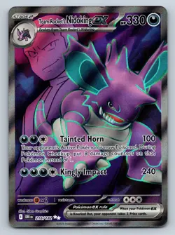 Team Rocket's Nidoking ex 216/182 - SV10: Destined Rivals - NM - Pokemon TCG - Image 1