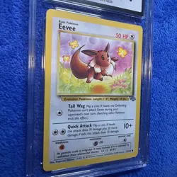 1999 Pokemon Jungle Eevee #51 CGC 7 - Image 2