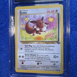 1999 Pokemon Jungle Eevee #51 CGC 7 - Image 3