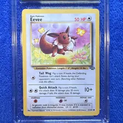 1999 Pokemon Jungle Eevee #51 CGC 7 - Image 5