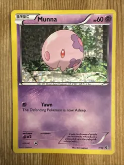 Munna - 7/12 - McDonald's Holo Promo - Original (Pokemon McDonalds) Pokemon HP - Image 1