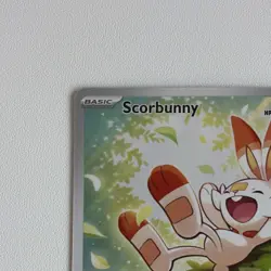 Pokemon TCG Scorbunny ASC 225/217 Full Art Rare Basic HP70 10+ - Image 2