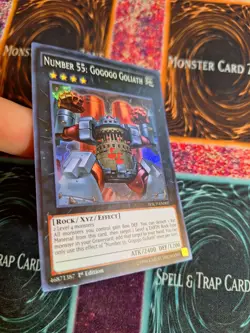 Yu-Gi-Oh! Number 55: Gogogo Goliath WSUP-EN007 Super Rare 1st Edition Near Mint - Image 2