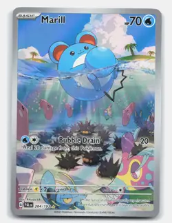 Marill 204/193 Illustration Rare Paldea Evolved Pokemon Near Mint - Image 1