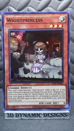 | Yugioh Wightprincess OP25-EN006 Super Rare Ots Tournament Pack 25 NM 🔥 | - Image 1