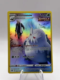 Abomasnow TG01/TG30 Swsh10: Astral Radiance Trainer Gallery Holo Pokemon NM - Image 1