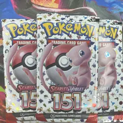 Pokemon Scarlet & Violet 151 Booster Pack Lot (5 Packs) English Pokemon TCG - Image 1
