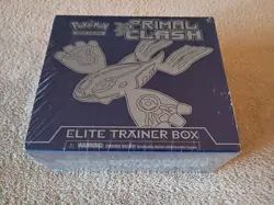 Factory Sealed Pokemon Primal Clash Kyogre Elite Trainer Box With Acrylic Case - Image 2