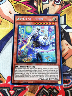 Artmage Finmel duad-en009 1st Edition (NM+) Secret Rare Yu-Gi-Oh! - Image 1