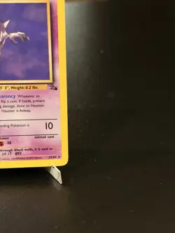 Pokemon Fossil Haunter 2/62 Holo Rare WOTC Vintage LP/NM - Image 5