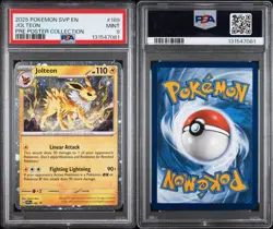 Pokemon Prismatic Evolutions Jolteon #169 Poster Collection Promo - PSA 9 - Image 3