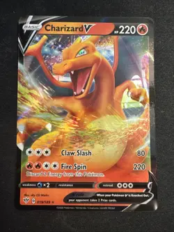 Pokemon Darkness Ablaze Charizard V 19/189 Ultra Rare Holo - Image 1