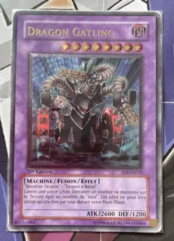 🤖 Yu-Gi-Oh! Dragon Gatling ULTIMATE RARE FET-FR035 - Image 1