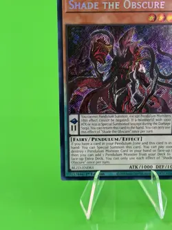 Yu-Gi-Oh Blazing Dominion Shade The Obscure Secret Rare BLZD-EN083 NM!!! - Image 5