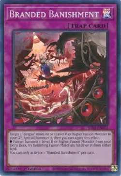 *** BRANDED BANISHMENT *** SUPER RARE 1ST EDITION (NM) DIFO-EN072 YUGIOH! - Image 1