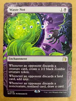 MTG 1x Waste Not # 38 Wilds of Eldraine Enchanting Tales Magic Gathering x1 NM - Image 1