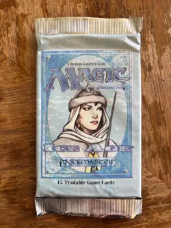 Magic The Gathering MTG Ice Age Booster Pack FACTORY SEALED 15 Cards - Image 2