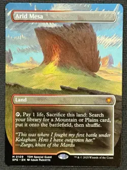 MTG Arid Mesa (Borderless) Special Guests Regular M 0109 NM - Image 1