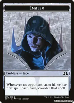 Emblem - Jace, Unraveler of Secrets [SOI - 17] - NM TCG MTG - Image 1