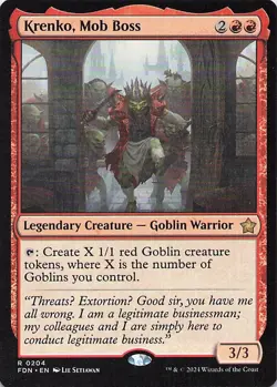 Krenko, Mob Boss Foundations Regular - Image 1