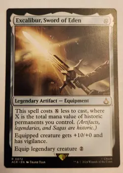 Excalibur, Sword of Eden Universes Beyond: Assassin's Creed Regular Rare NM+ - Image 1