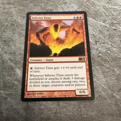 Inferno Titan - Magic 2012 - MTG Magic the Gathering - NM - Image 1