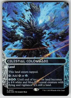 Celestial Colonnade Borderless Foil Edge of Eternities: Stellar Sights 7 MTG NM - Image 1