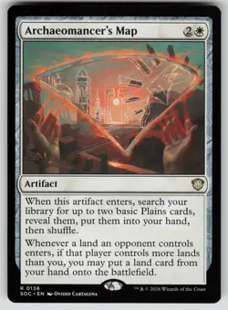 Archaeomancer's Map Rare Commander: Secrets of Strixhaven 136 MTG Near Mint 2026 - Image 1