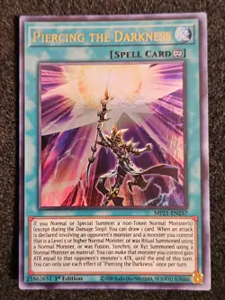 YuGiOh! - Piercing The Darkness MP21-EN257 Ultra Rare 1st Edition Near Mint - Image 1