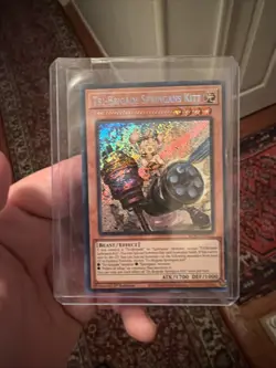 Tri-Brigade Springans Kit BPRO-EN025 Secret Rare Yugioh Burst Protocol Mint - Image 1
