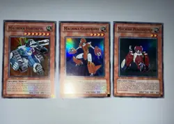 Yu-Gi-Oh Machina Fortress Machina Gearframe Machina Peacekeeper SDMM-EN001,02,03 - Image 1