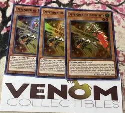 3x (M/NM) - Defender of Nephthys - HISU-EN004 - Super Rare - 1st Edition YuGiOh - Image 1