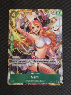 Nami (Alternate Art) OP14-031 The Azure Sea's Seven Foil Creatures One Piece - Image 1