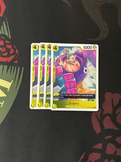 Franky OP07-107 The Best Vol. 2 Promo 4 Card Play Set Lot One Piece - Image 1