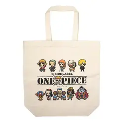 ONE PIECE Canvas Tote Bag "Straw Hat Crew" Design B-SIDE LABEL Japan Exclusive - Image 1