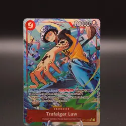 Trafalgar Law OP14-009 – The Azure Sea’s Seven Alternate Art Foil – One Piece TC - Image 1