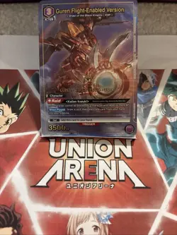 Guren Flight Enabled Vers CGH-2-046 Code Geass V2 1* Star Rare! Union Arena TCG - Image 1