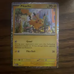 McDonald’s 2023 Match Battle Pikachu 006/015 Pokemon Card Near Mint NM - Image 1