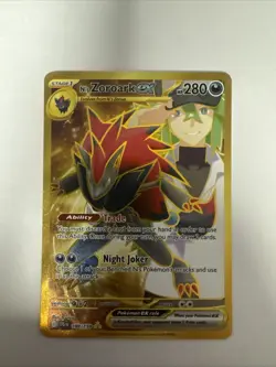 Pokemon TCG N's Zoroark EX Hyper Rare Holo Card 189/159 Sv09: Journey Together - Image 1