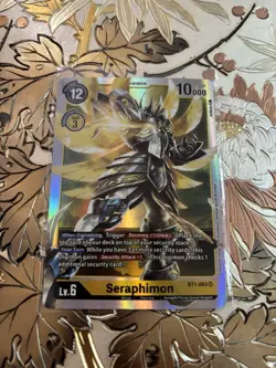 Digimon Card Game Seraphimon BT1-063 SR Super Rare - Image 1