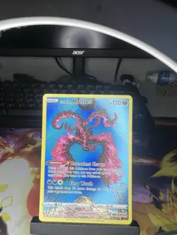 Pokemon TCG Galarian Moltres Black Star Promo SWSH284 Crown Zenith Card NM - Image 1