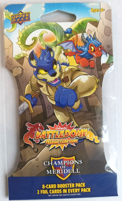 Upper Deck Neopets Battledome TCG Champions Of Meridell 8 Card Booster Pack - Image 1